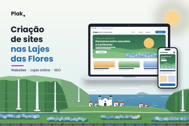 Criação de sites nas Lajes das Flores – websites e lojas online